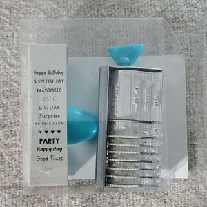 RECOLLECTIONS Roller Stamp (Greetings/Day/Month/Year)